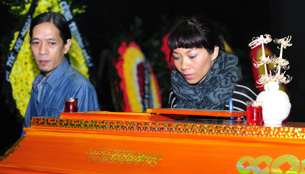 Nhạc sĩ Thanh Phương và ca sĩ Trần Thu Hà.